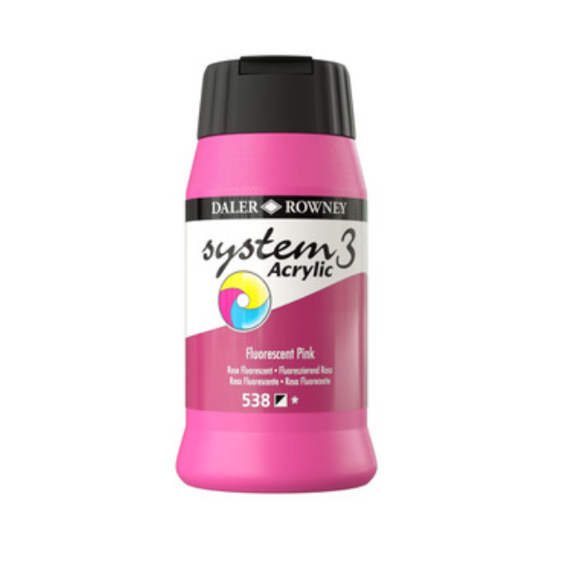 Daler Rowney System3 Acrylic Colours - 500ml