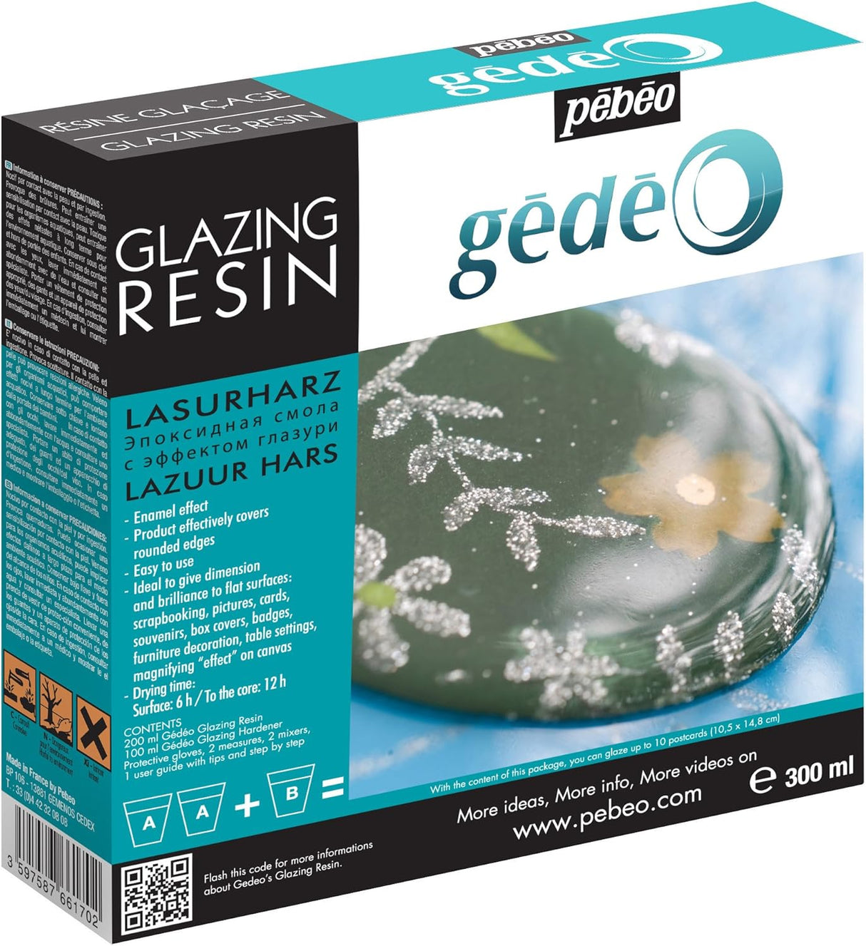 PEBEO Gedeo Glazing Resin Kit 300ml