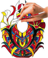Pebeo Vitrail Glass Paint - 6 x 20 ML - Initiation Set