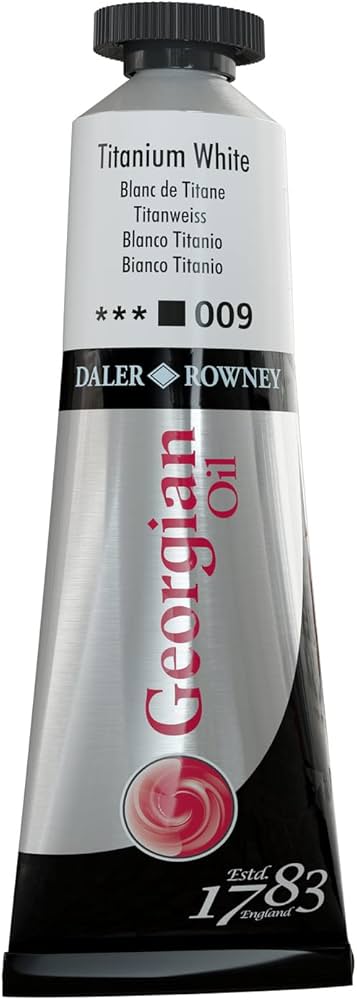 Daler-Rowney Georgian Oil Colour Titanium White 009-38ml