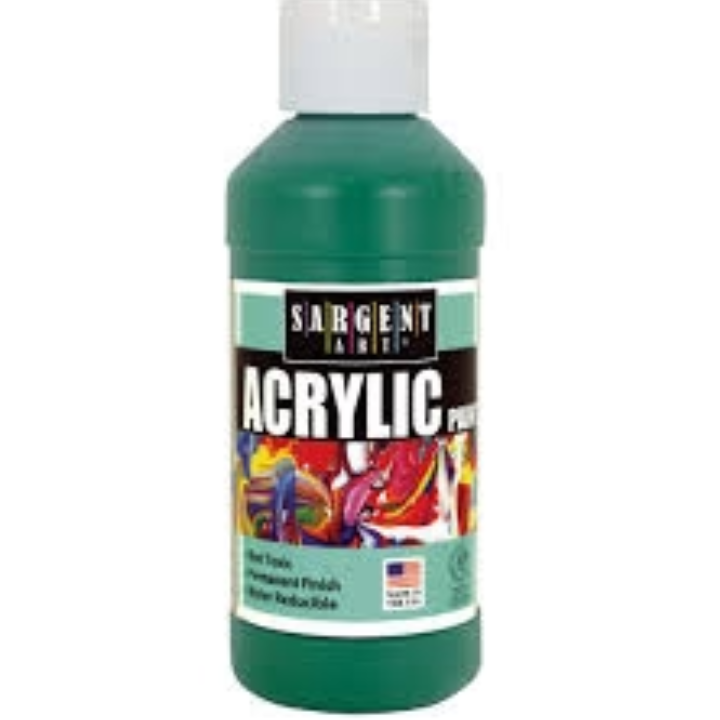 SARGENT ART ACRYLIC REGULAR PAINTS 8 OZ/CB