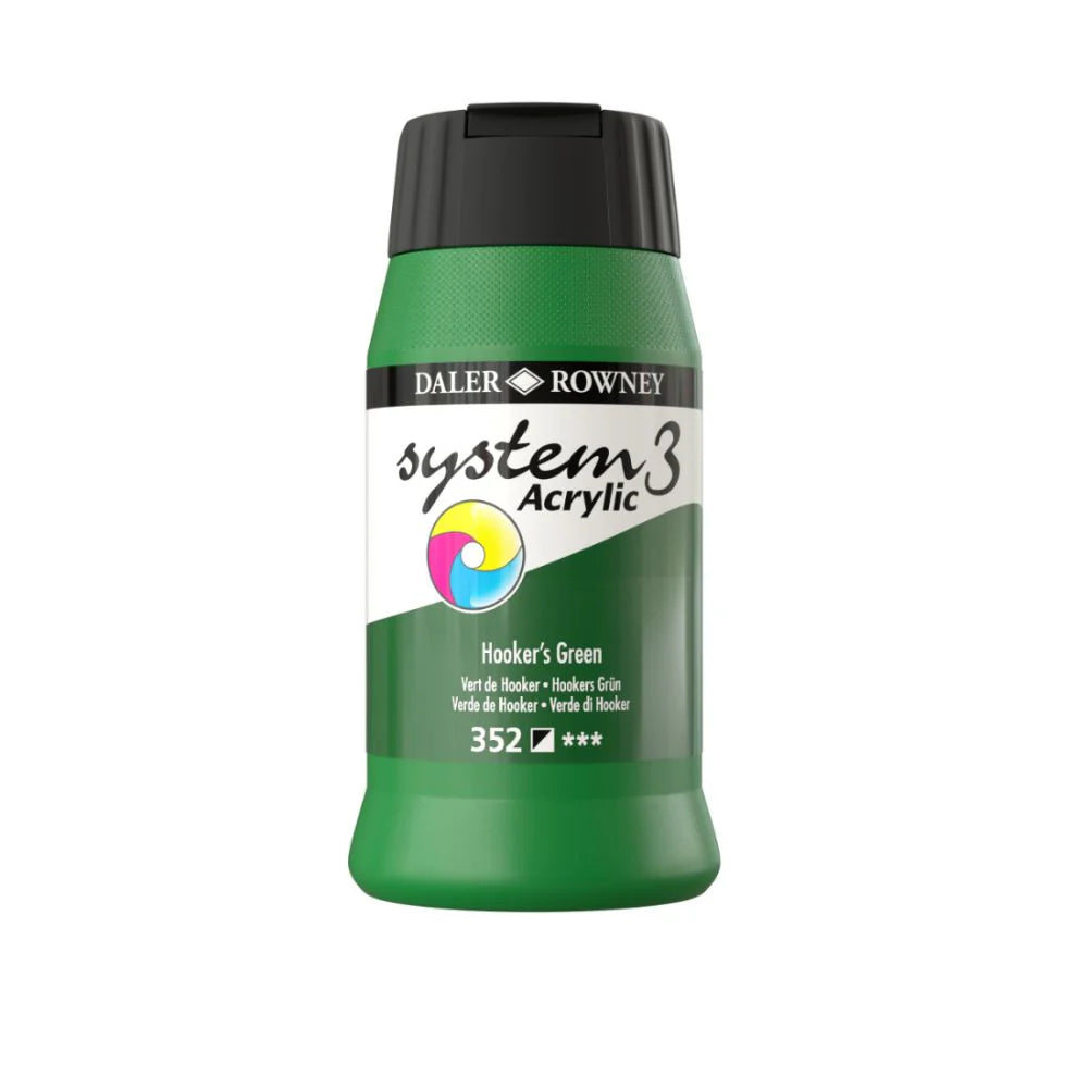 Daler Rowney System3 Acrylic Colours 500ml