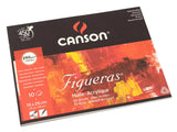 Canson Block Figueras 24X33 cm 10F Canvas grain 290G (OIL PAD)