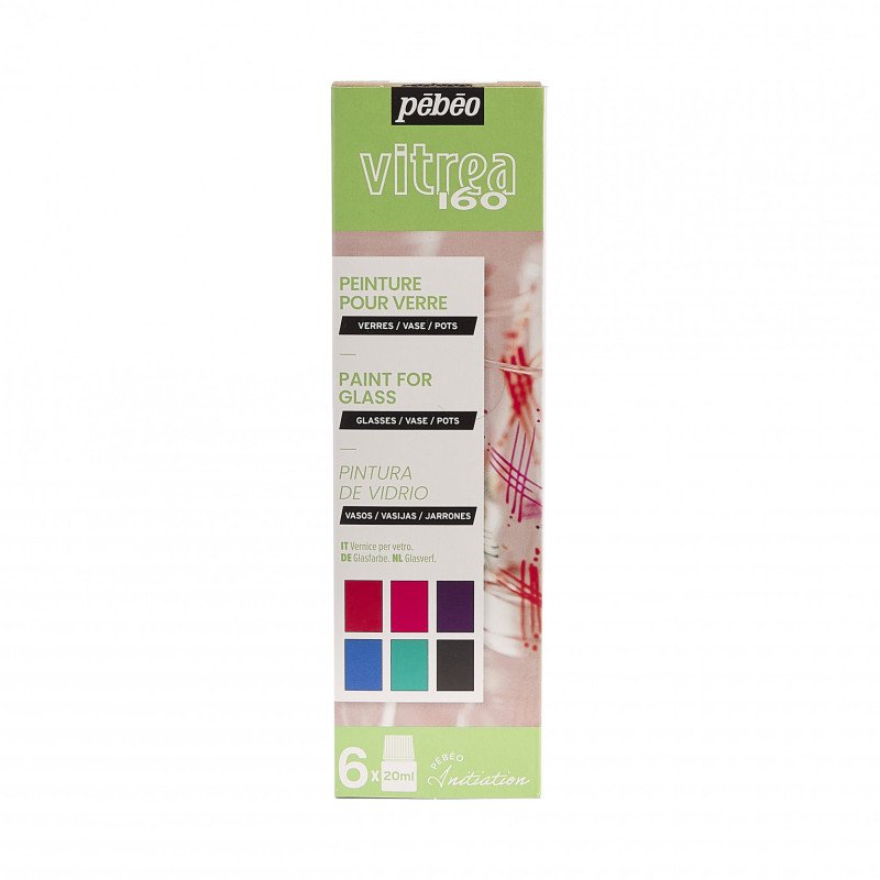 Pebeo V160 Initiation Set Assorted 6x20ml