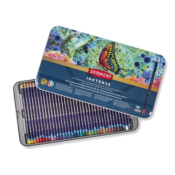 Derwent Inktense Pencil Set Of 36 Tin