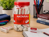 Nataraj Jumbo Plasto Erasers – 70-Piece Value Pack