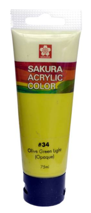 SAKURA ACRYLIC COLORS 75ML TUBE