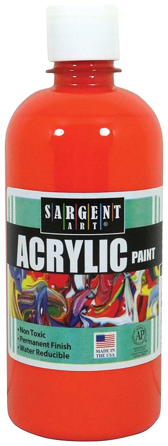 SARGENT ART ACRYLIC REGULAR  PAINTS 16 OZ/CB