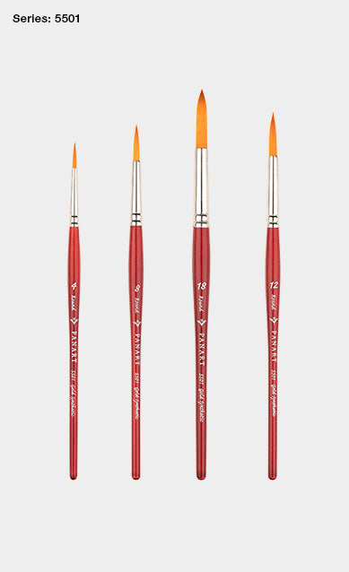 Panart Campus Synthetic Round Short Handle Brush 5501-16