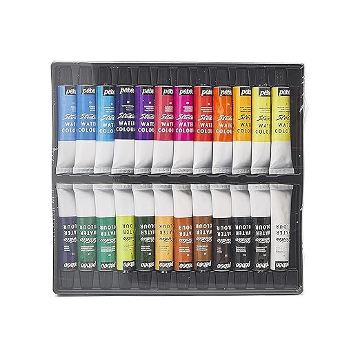 Pebeo Studio Watercolor Set - 24 Tubes 12ml
