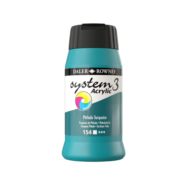 Daler Rowney System3 Acrylic Colours - 500ml