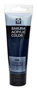 Sakura Acrylic Colors – 75ml Tube