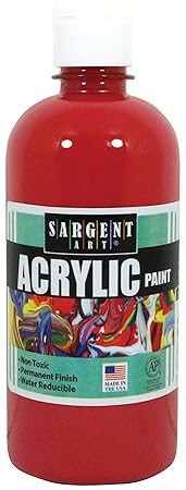 SARGENT ART ACRYLIC REGULAR  PAINTS 16 OZ/CB
