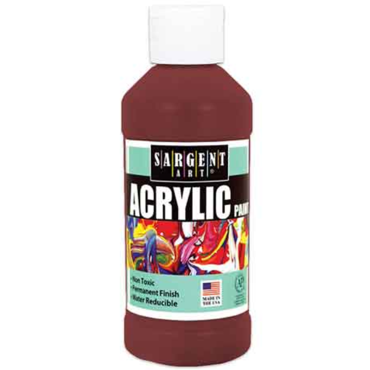 SARGENT ART ACRYLIC REGULAR PAINTS 8 OZ/CB
