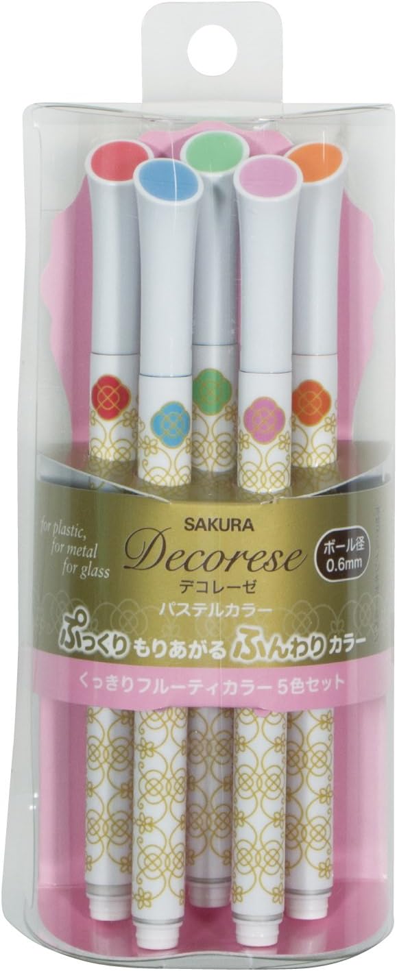Sakura Decorese Pastel 5 Colors Set A