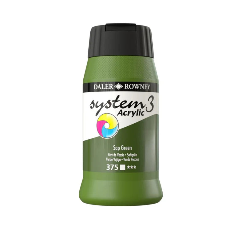 Daler Rowney System3 Acrylic Colours 500ml