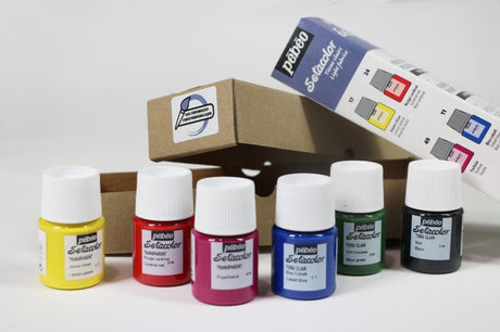Pebeo Setacolor Light Mat Initiation Set 6X20ml