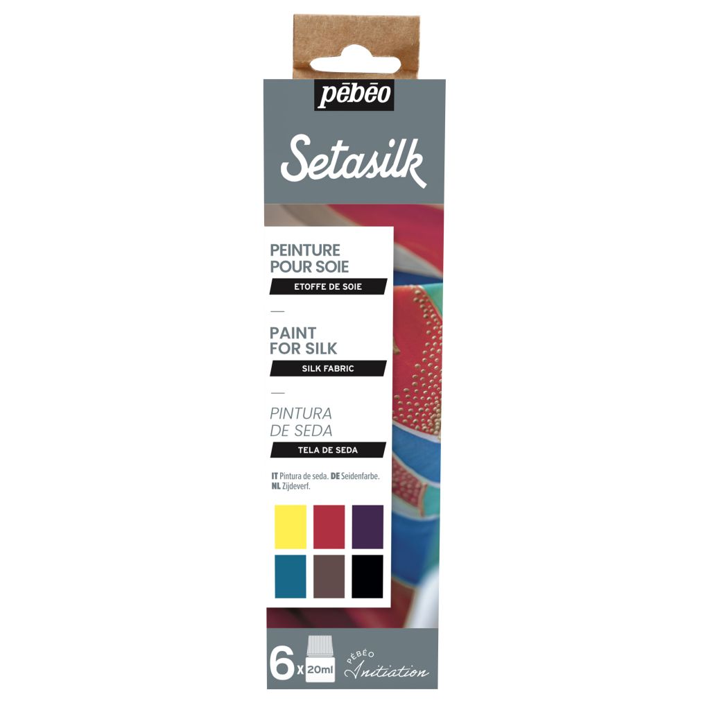 Pebeo Setasilk Initiation Set 6x20ml