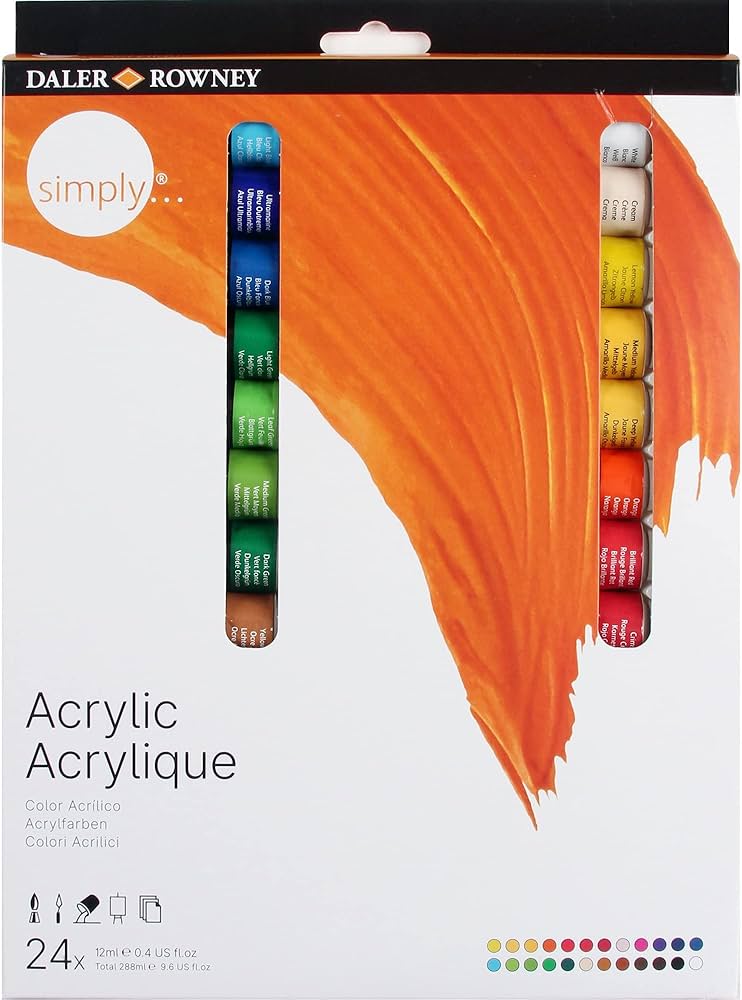 Daler Rowney Simply Acrylic Color Set
