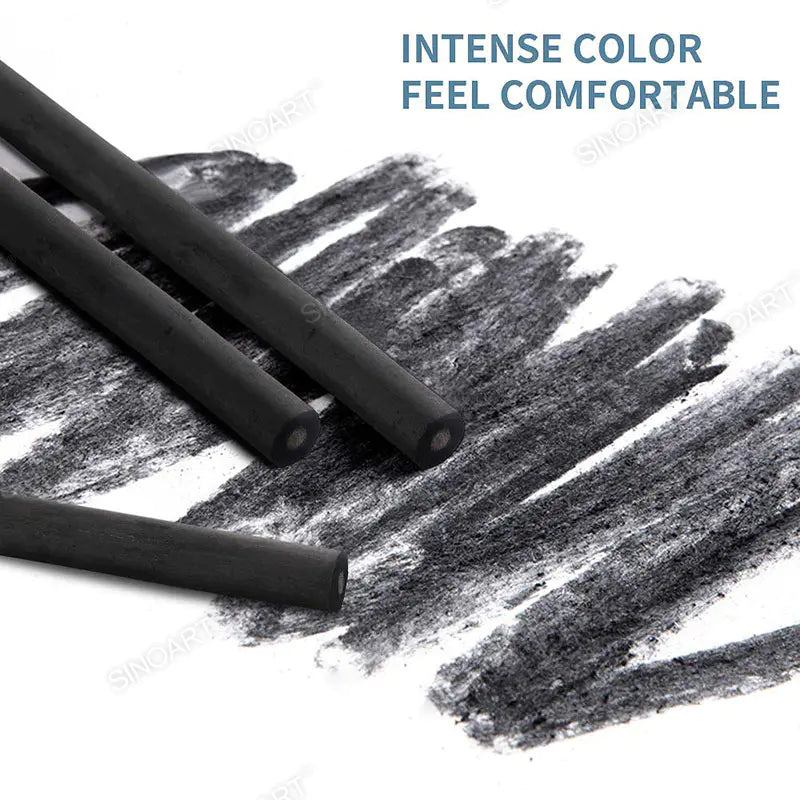Sinoart Willow Charcoal Length 135mm x Dia.5-7mm,25 Pcs/box