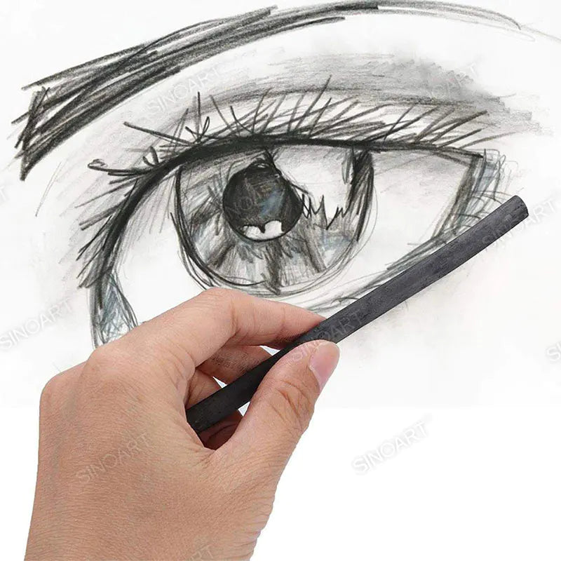 Sinoart Willow Charcoal Length 135mm x Dia.5-7mm,25 Pcs/box