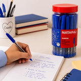 Nataraj Surfer Fine Ballpoint Pen Jar – 30 Pieces, 0.7mm Tip