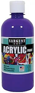 SARGENT ART ACRYLIC REGULAR  PAINTS 16 OZ/CB