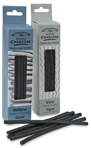 Winsor & Newton Willow Charcoal Thick 12 Set