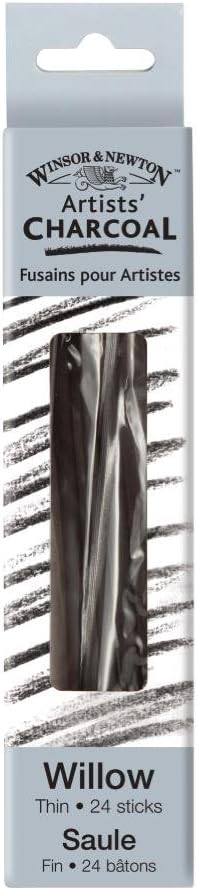 Winsor & Newton Willow Charcoal Thin 24 Set