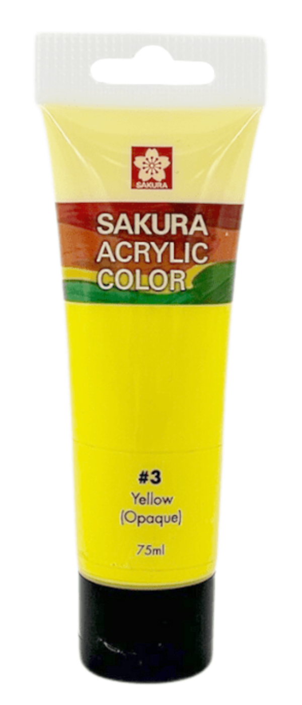 Sakura Acrylic Colors – 75ml Tube
