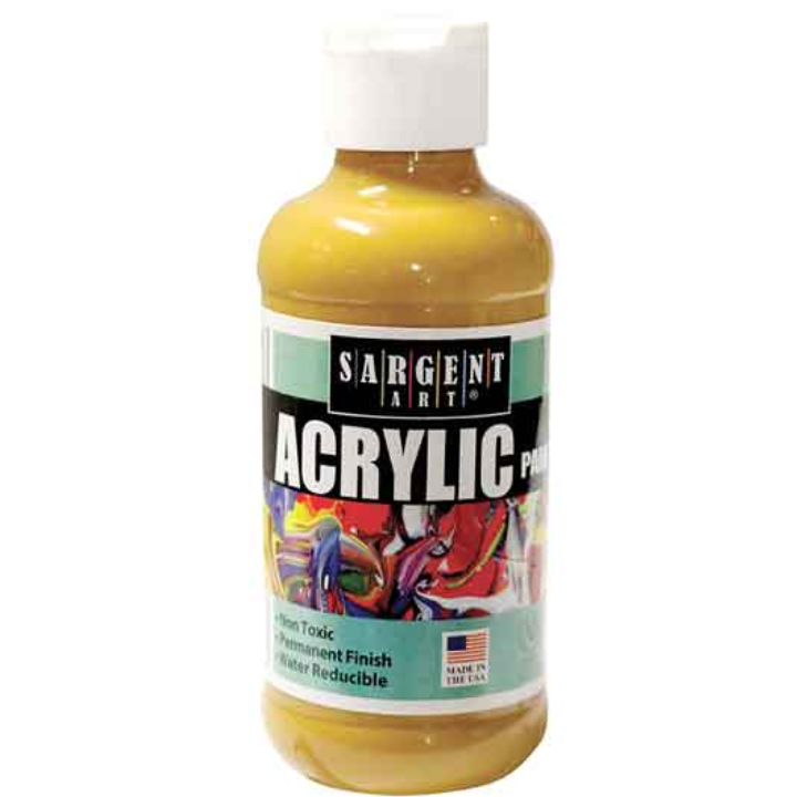 SARGENT ART ACRYLIC REGULAR PAINTS 8 OZ/CB